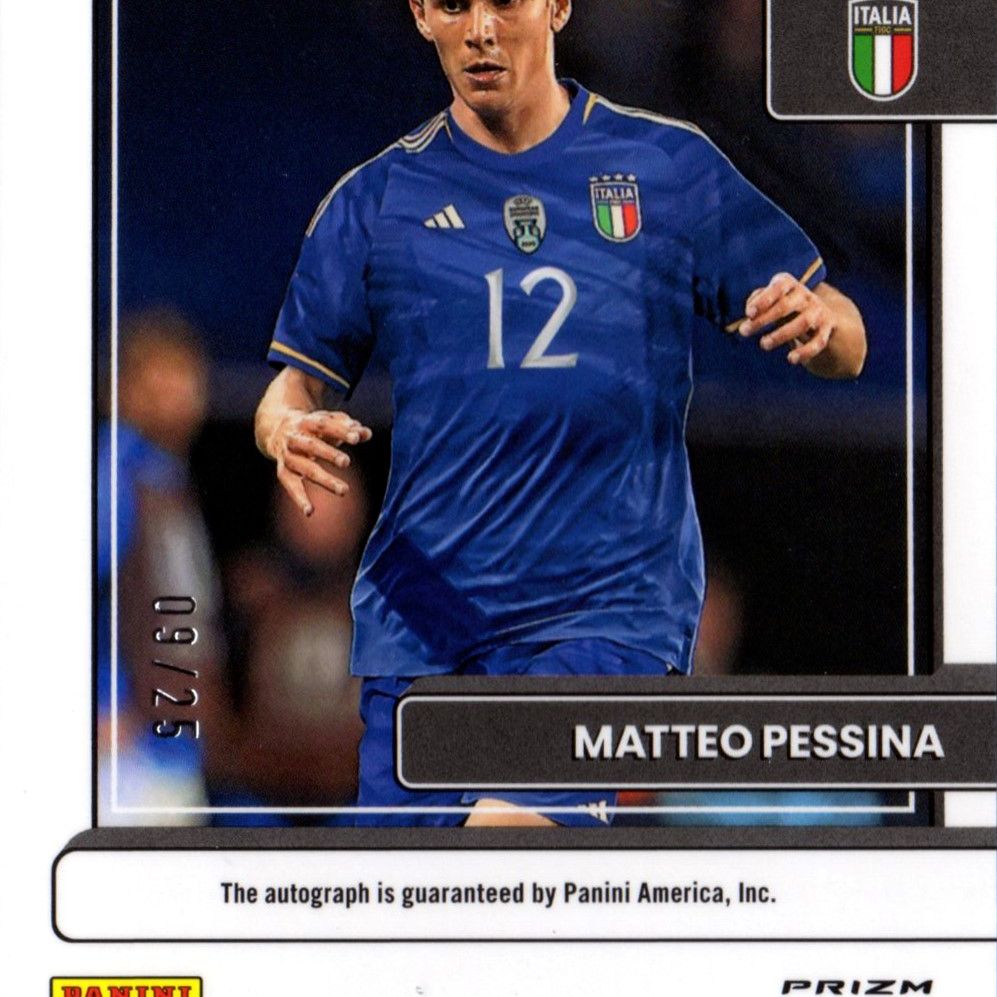 Matteo Pessina - Panini Donruss Signature Series Red Prizm 9/25