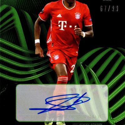 Card autografata Topps Uefa Champions League 67/99