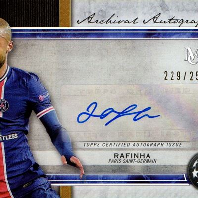 Card autografata dalla Topps - Museum Collection UEFA Champions League 229/250