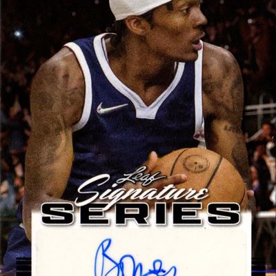 Leaf Signature Series Leopard Nuggets 1/1, card autografata