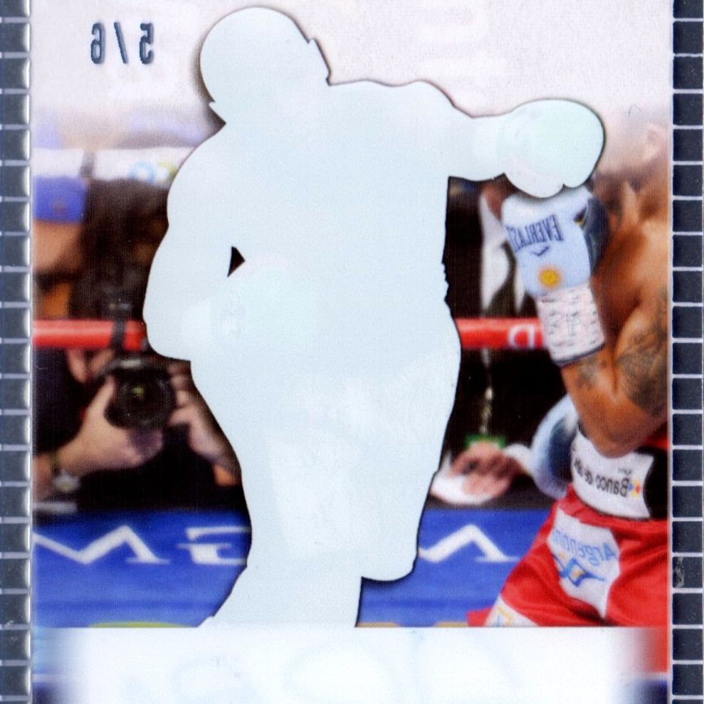 Floyd Mayweather Jr. - Card autografata Leaf Pro Set Pure Base 1989 Blue Pattern 5/6