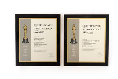 8 1/2 - Certificate Of Nomination For Award