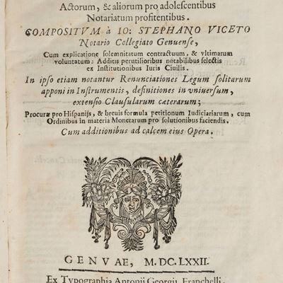 Formularium instrumentorum testamentorum, procurarum, actorum, et aliorum, 1672