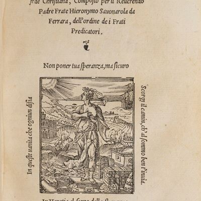 Savonarola, Triompho della Croce di Christo, della verità della fede Cristiana, 1547