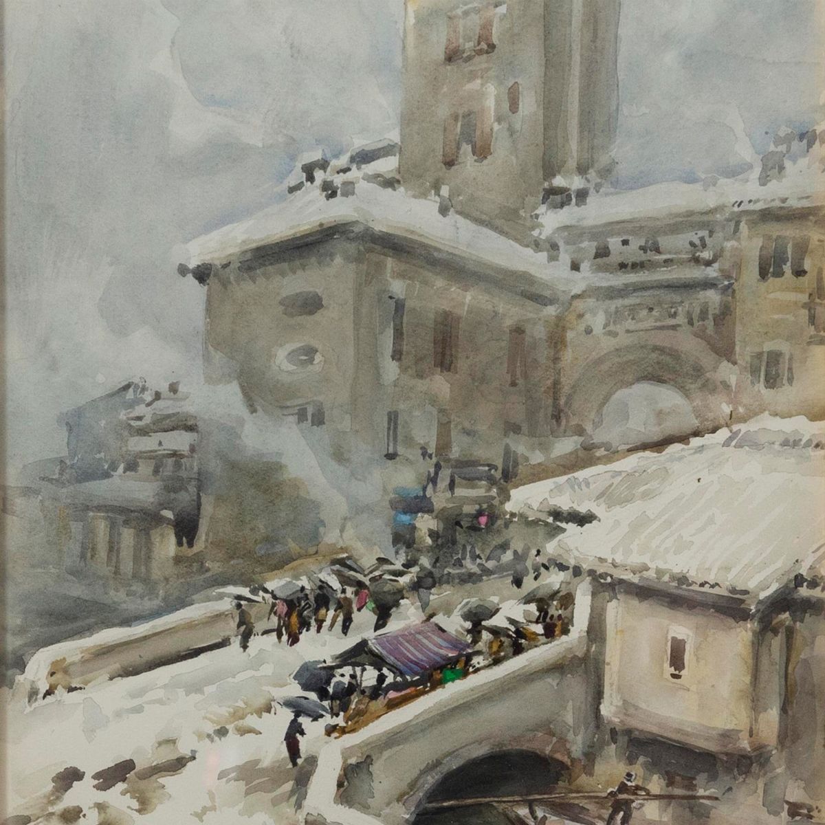 Aldo Raimondi - Vedute di Milano: Verso il Duomo; Naviglio; Arco della Pace