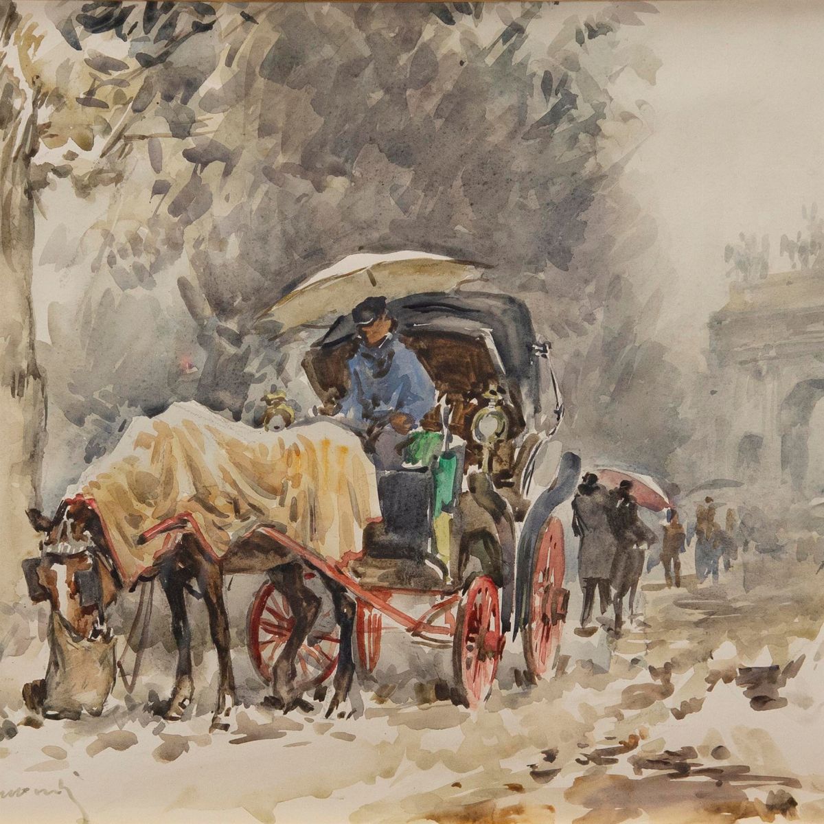 Aldo Raimondi - Vedute di Milano: Verso il Duomo; Naviglio; Arco della Pace