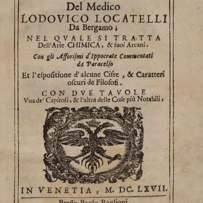 Theatro d'Arcani nel quale si tratta dell'arte chimica e suoi arcani, Seconda edizione