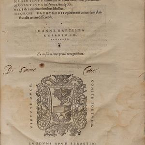 Ammonio di Ermia - Ammonius in Porphyrii Institutionem