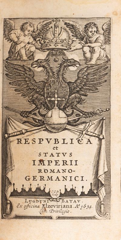 Respublica et Status Imperii Romano-Germanici, 1634, Incisioni e legatura in pergamena