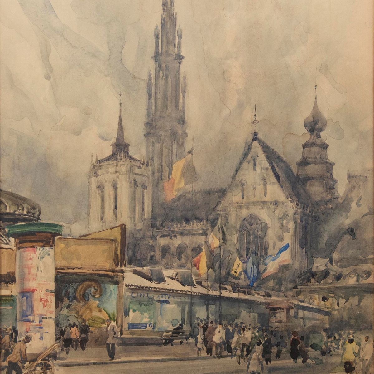 Aldo Raimondi - Vedute di Città: Parigi; Venezia; Anversa