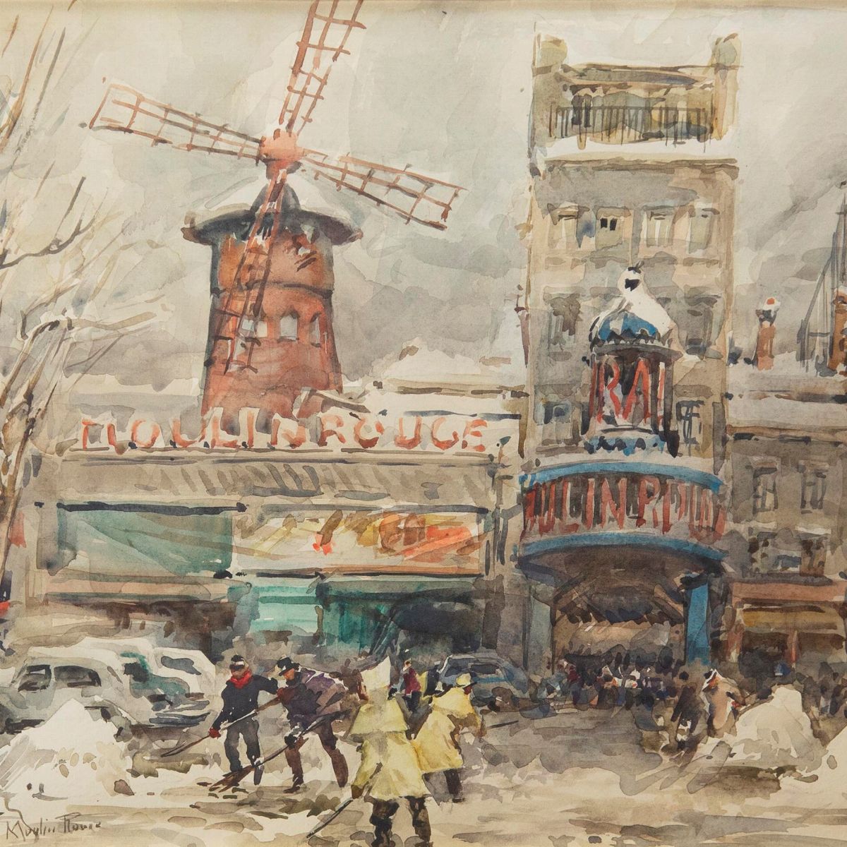 Aldo Raimondi - Vedute di Città: Parigi; Venezia; Anversa