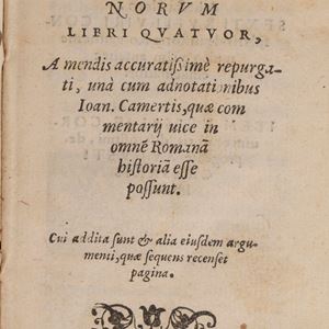 Lucio Anneo Floro - De gestis Romanorum libri quatuor