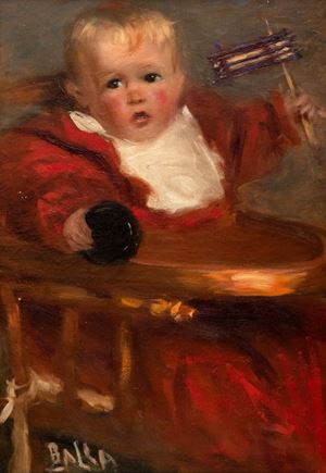 Balla Giacomo - Portrait of the child Carluccio
