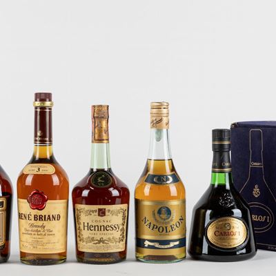Selezione Cognac e Brandy (5 Bt)