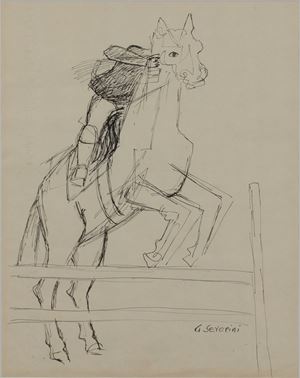 Severini Gino - Cavallo a Merano