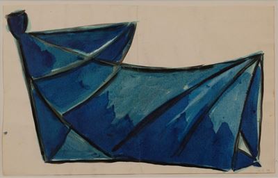 Composizione, gouache su carta