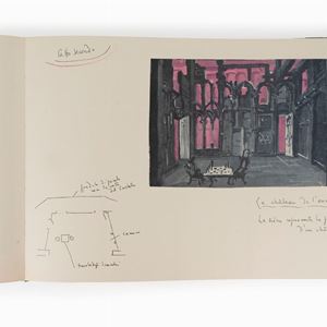 Knights of the Round Table. Drama in three acts. Scenic notebook by Fabrizio Clerici.