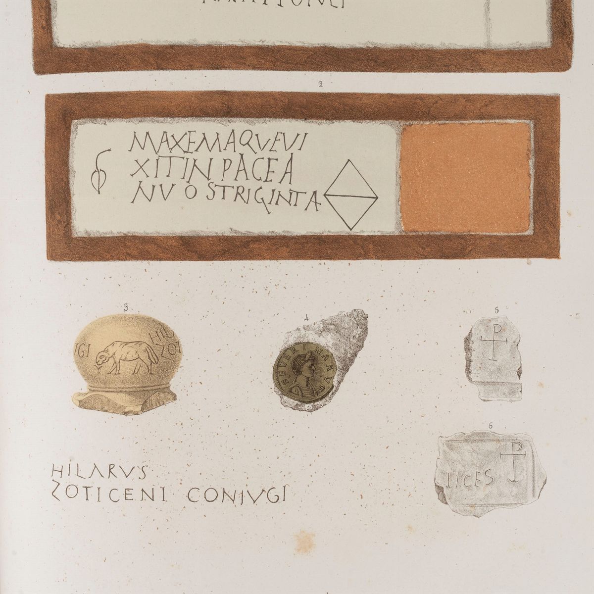 Giovanni Battista De Rossi - Roma sotterranea cristiana - Cromo-litografia pontificia, 1864-1877