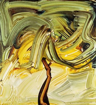 L'albero dell'amicizia, olio e smalto su tela