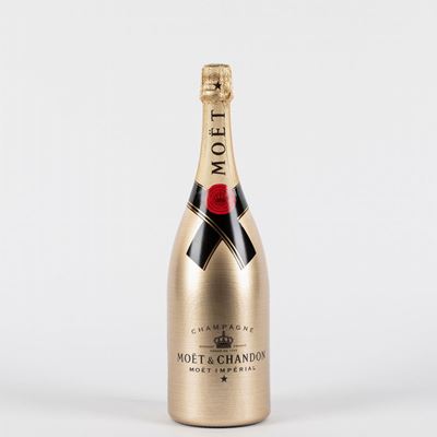 Moet & Chandon Brut Imperial Gold Bottle Limited Edition Magnum (1 Bt)