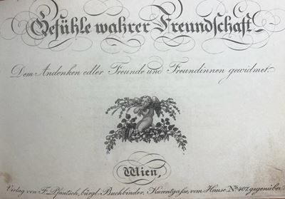 Album amicorum viennese, 1824