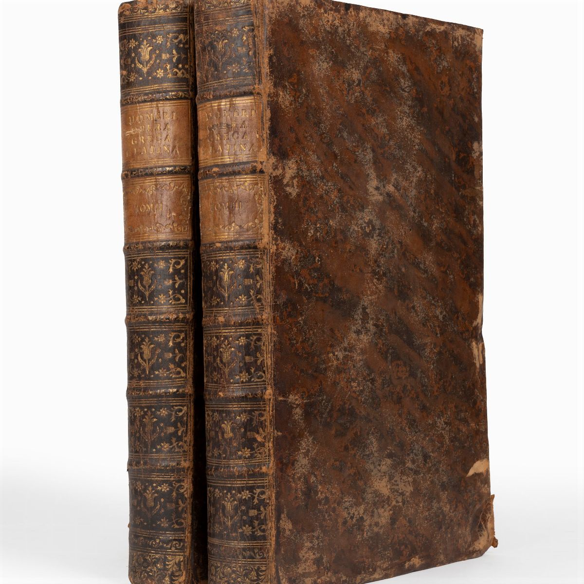 Alessandro Politi - Eustathius in Homerum, 1732, commento ad Omero in 2 volumi con incisioni