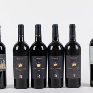 Planeta 4 bts Santa Cecilia 2004, Donnafugata 1 bt Mille e Una Notte 2005, Duca di Salaparuta 1 bt Duca Enrico 1996