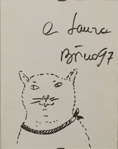Gatto - Pennafeltro su carta, 1997