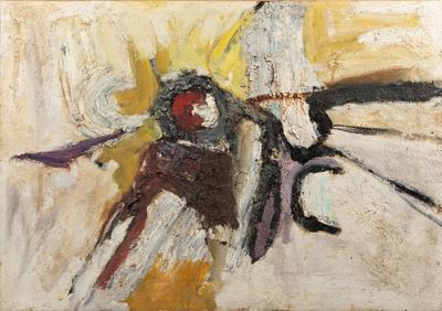 Senza titolo, olio su tela, 1958