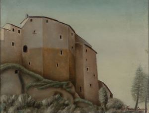 Francalancia Riccardo - Casa di Gallese (houses on the rocks)
