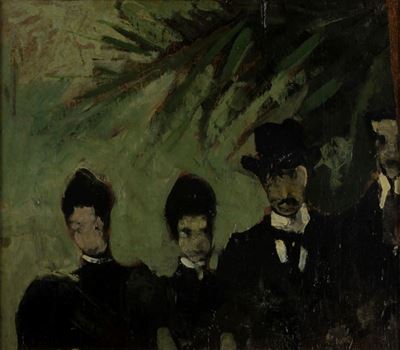 La famiglia dei Borboni, olio su tavola