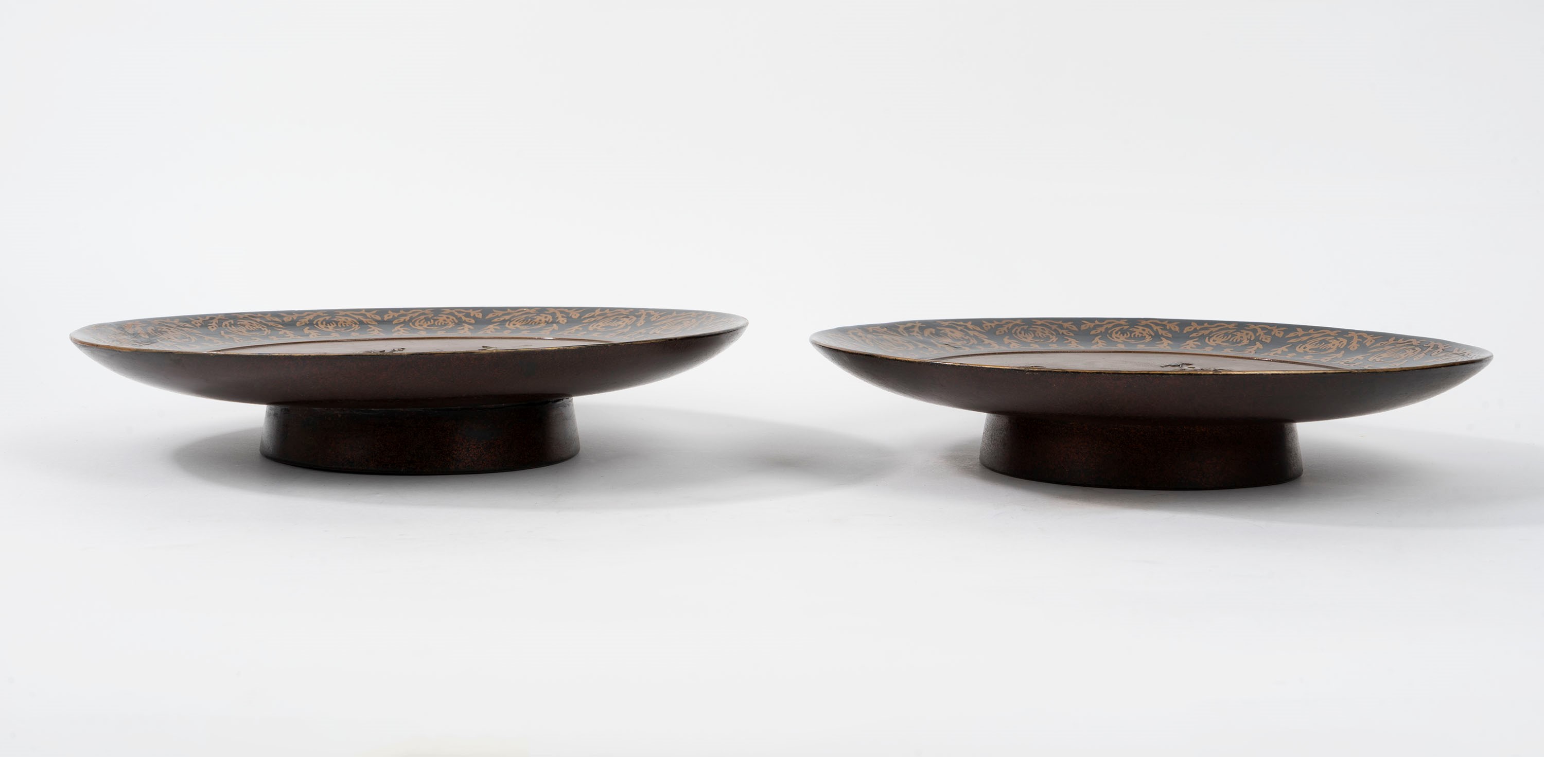 Due Piatti Shibayama, Giappone, Periodo Meiji (1868-1912)