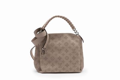 Borsa Babylone, in pelle Mahina monogram traforata