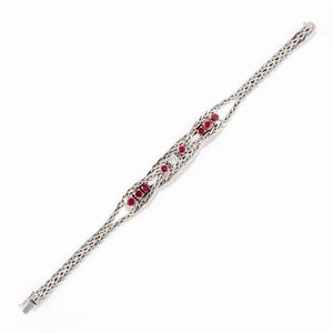  - Bracciale con rubini