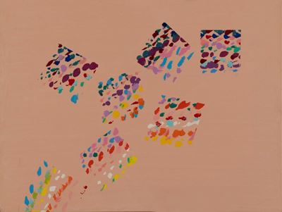 Geodesia II, olio su tela, 2004