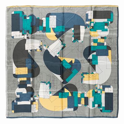 Benoit-Pierre Emery, Foulard Echec Au Roi in seta, 2013