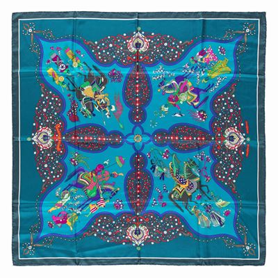 Julie Abadie, Foulard Poésie Persane, seta, 2001