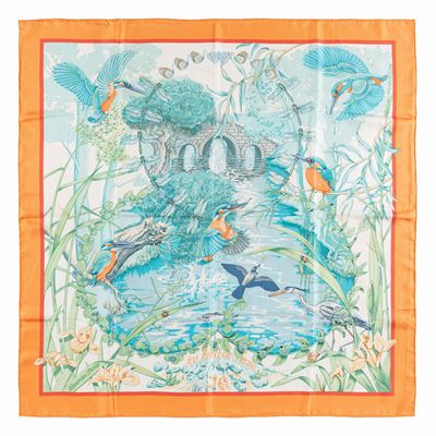 Laurence Bourthoumieux, Foulard Au Bord de L'Eau, seta, 2005