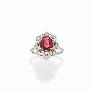  - Anello con rubino