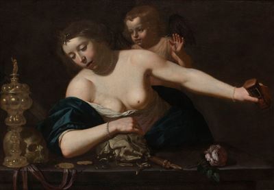 Vanitas, olio su tela