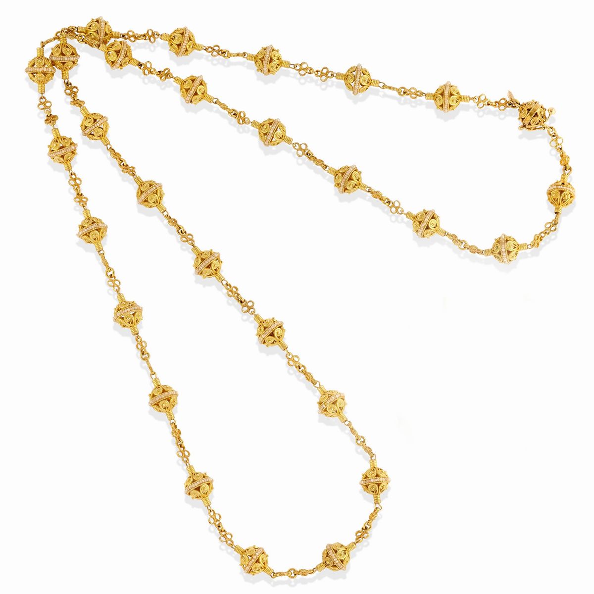 Parure in oro giallo 18k, 14k e 9k