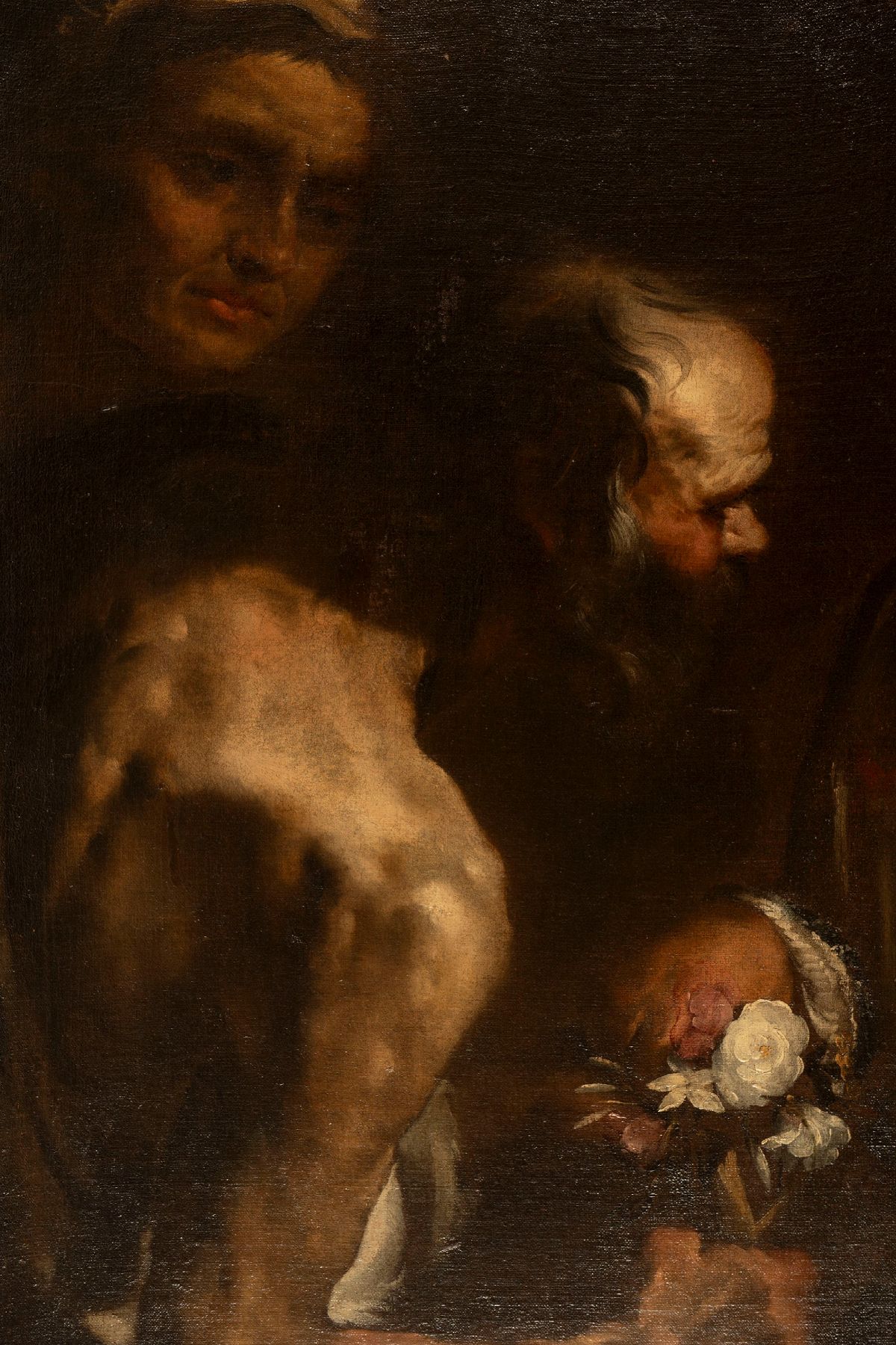 Scuola Genovese, Secolo XVII - Scuola genovese, Santa Rosa da Viterbo e il miracolo delle rose, o...