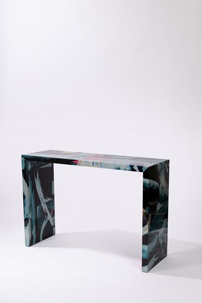 Consolle - Sublimazione su lamiera zincata, 2004