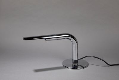 Lampada da tavolo 'Gulp', metallo cromato