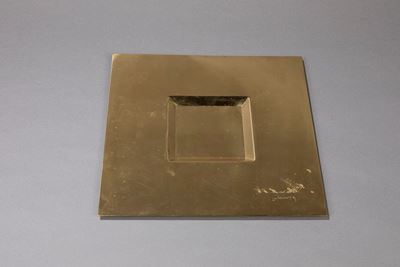Centrotavola in ottone della serie Forme Contemporanee GFT