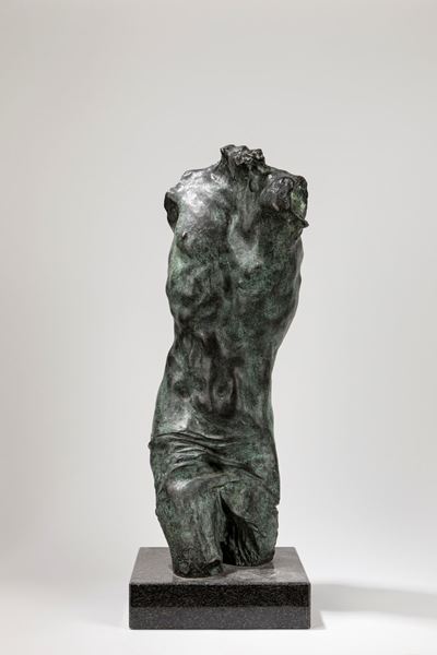 Torso d'uomo, bronzo, 1980, es. 9/9