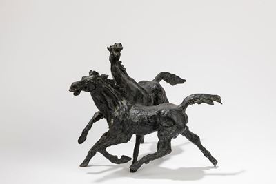 Gruppo di cavalli, bronzo, 1983