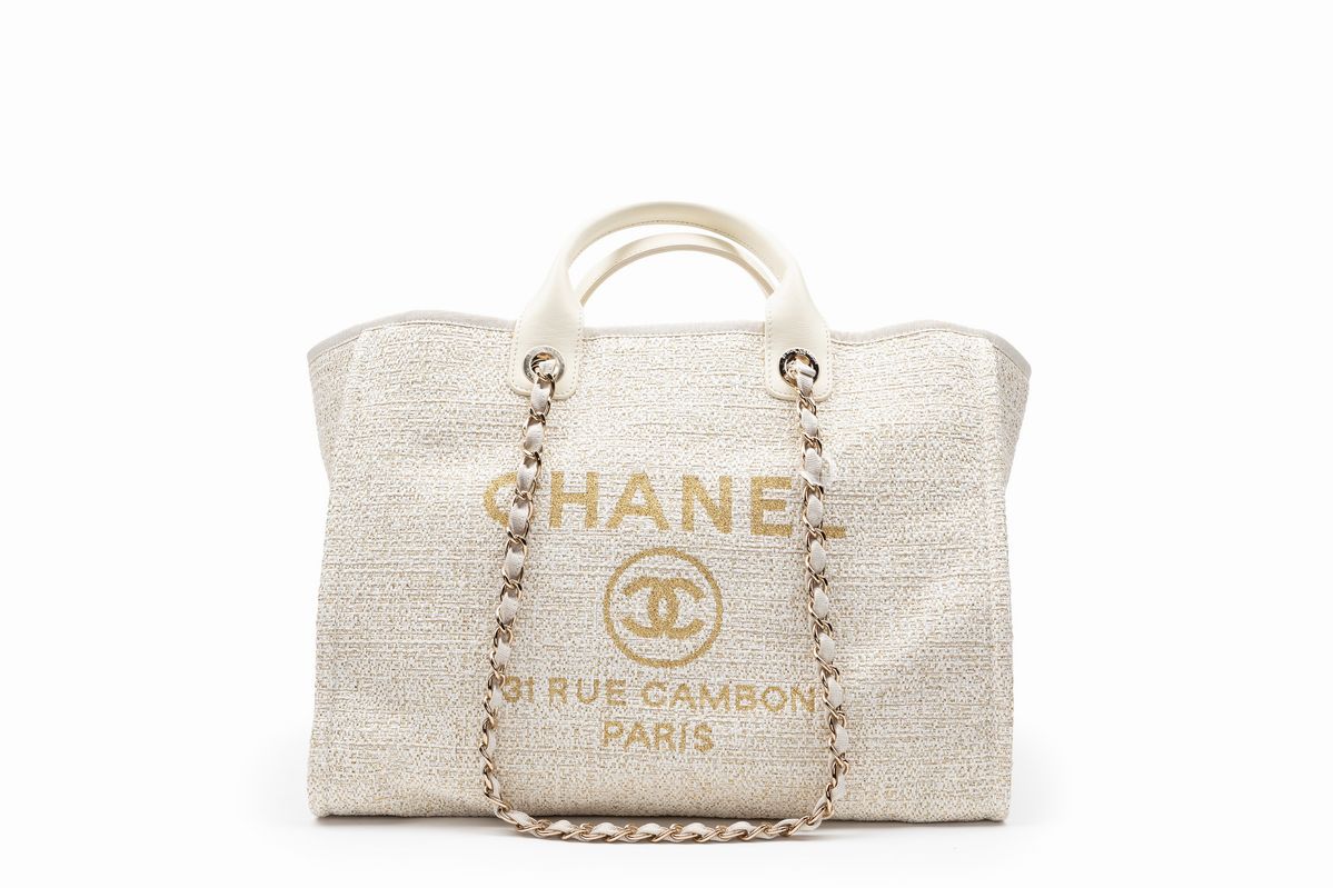 Chanel deauville outlet tote price 2019