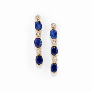Sapphire earrings