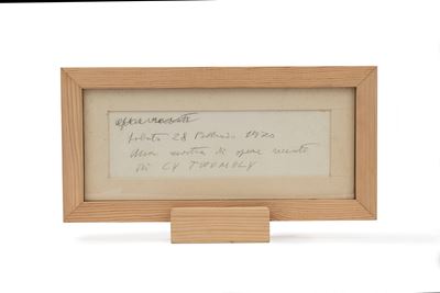 Mostra di opere recenti, grafite su carta